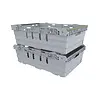 HorecaTraders Lebensmittelbox aus Polypropylen, grau | 35L | 60x40x19cm