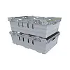 HorecaTraders Polypropylene food box gray | 35L | 60x40x19cm