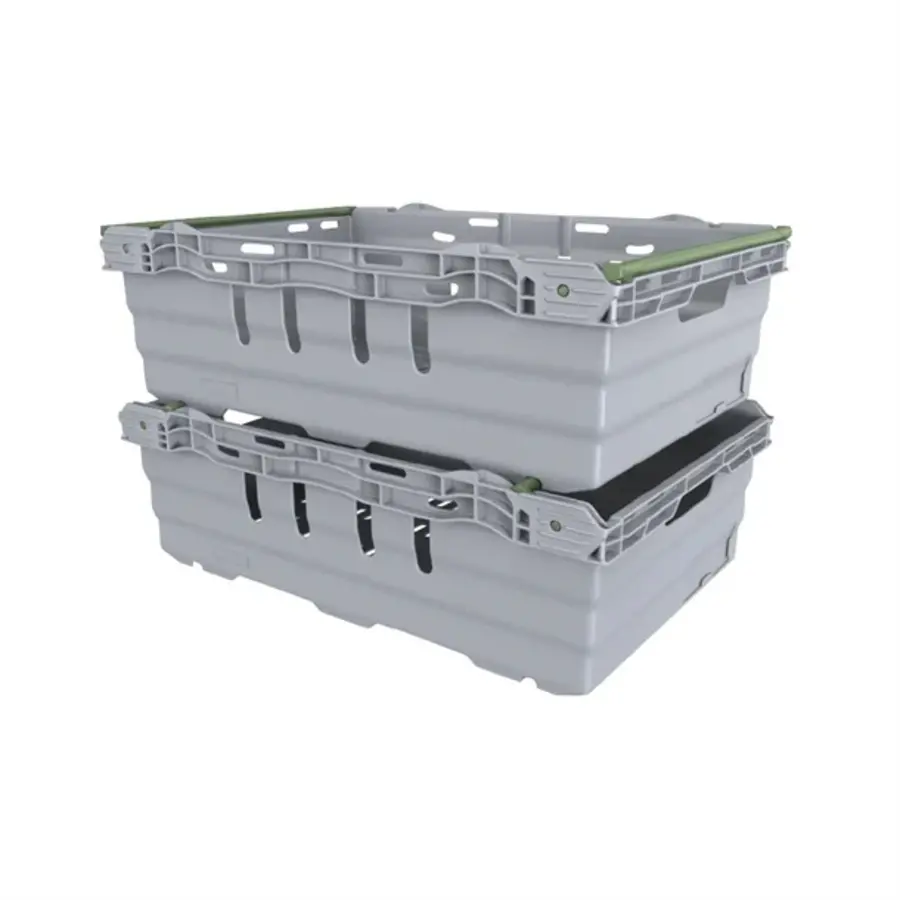 Polypropylene food box grey | 35L | 60x40x19cm