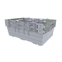 Lebensmittelbox aus Polypropylen, grau | 35L | 60x40x19cm