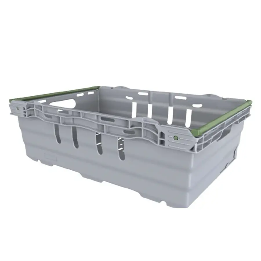 Polypropylene food box grey | 35L | 60x40x19cm