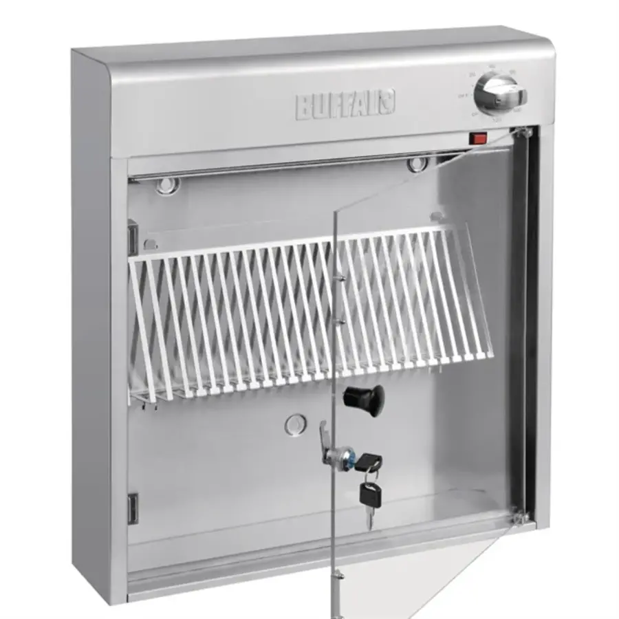 UV-Messersterilisator, Kapazität 14 Klingen | Edelstahl 430 | 230V | 60 (H) x 51 (B) x 15 (T) cm