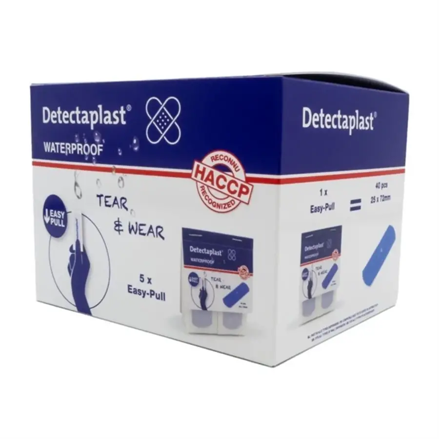 Detectaplast | waterproof plaster | 25x72mm | 100 pcs