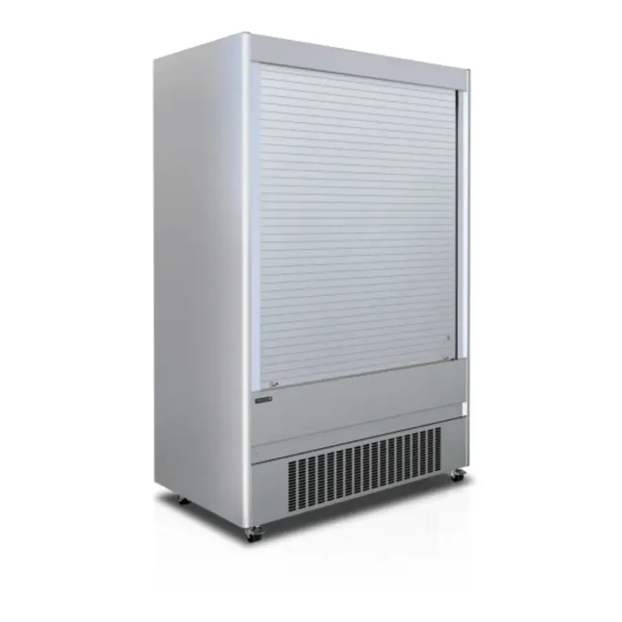 Multideck cooler with safety roller shutter and lock |Grey |1312 x 740 x 1994 mm