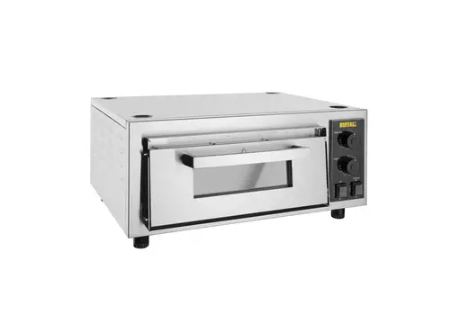  Buffalo Four à pizza en pierre réfractaire | 16 pouces | acier inoxydable | 28(h) x 63(l) x 51(p)cm 