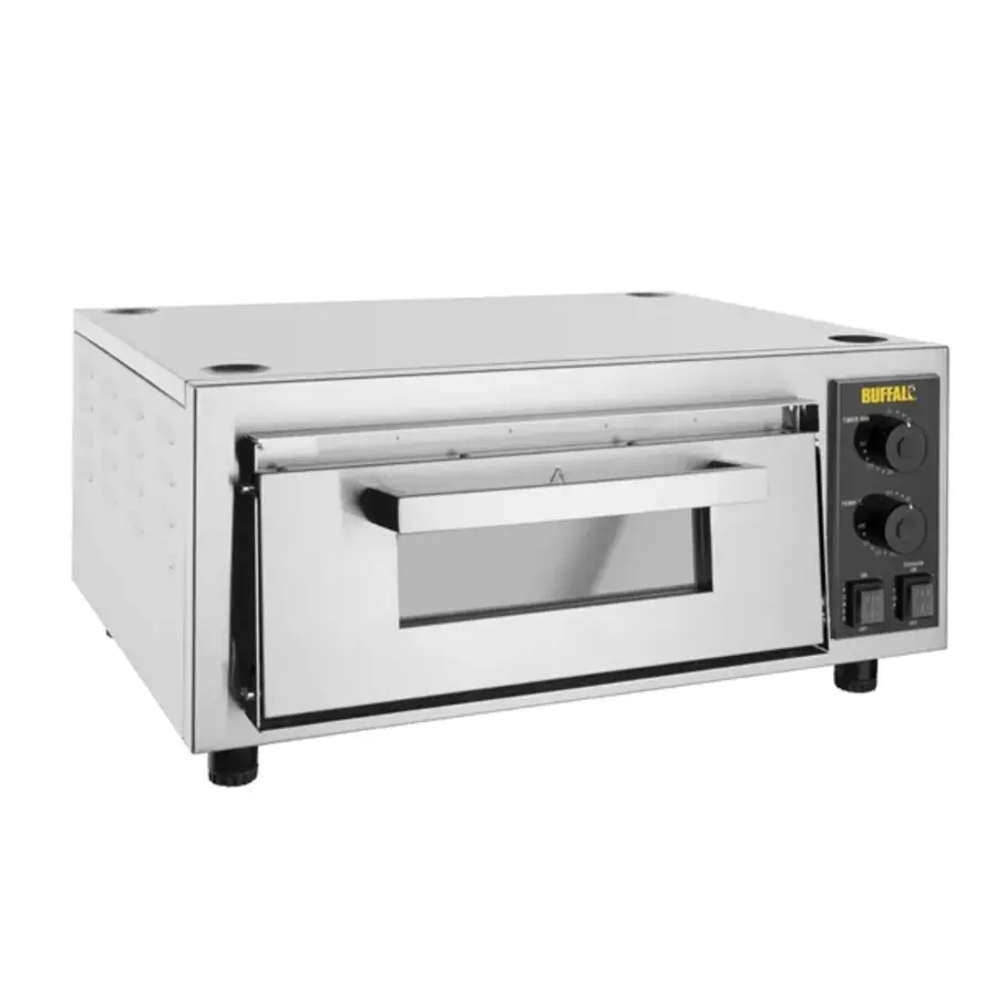 Pizzaofen Firestone | 16 Zoll | Edelstahl | 28 (H) x 63 (B) x 51 (T) cm