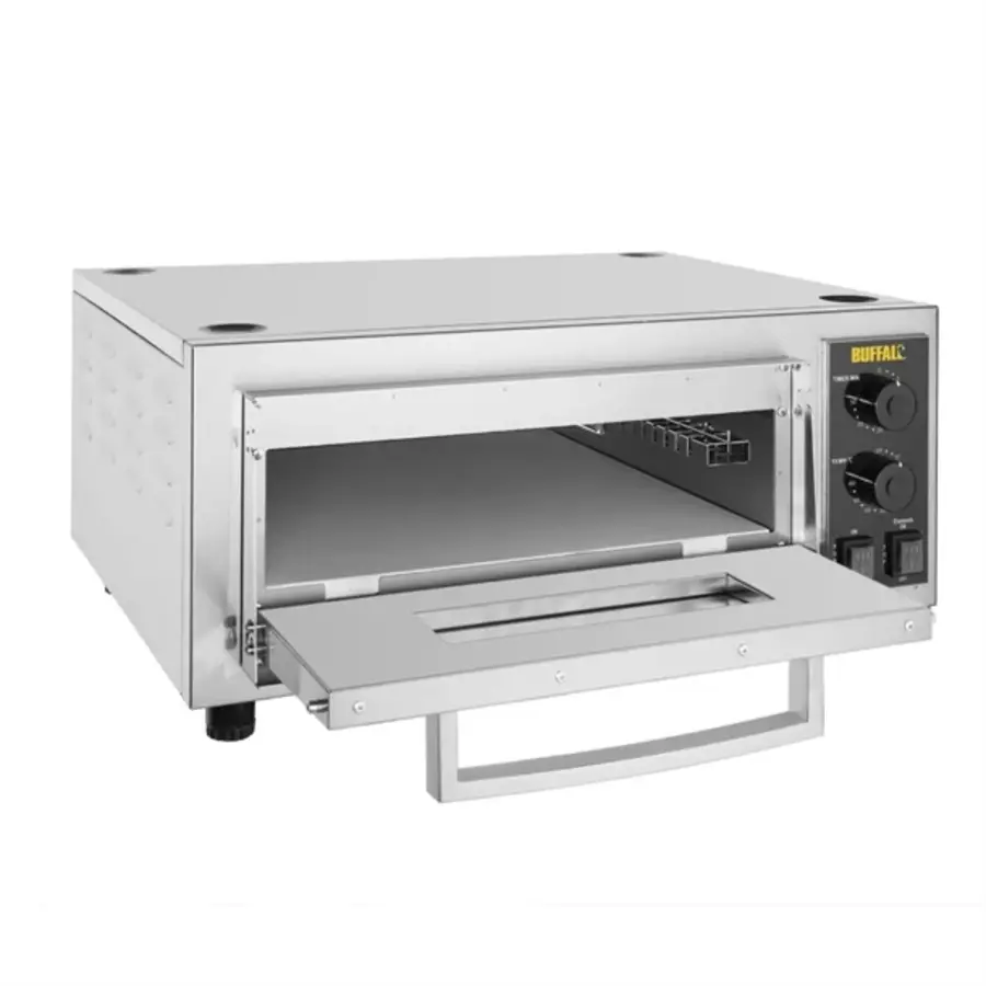 Pizzaofen Firestone | 16 Zoll | Edelstahl | 28 (H) x 63 (B) x 51 (T) cm