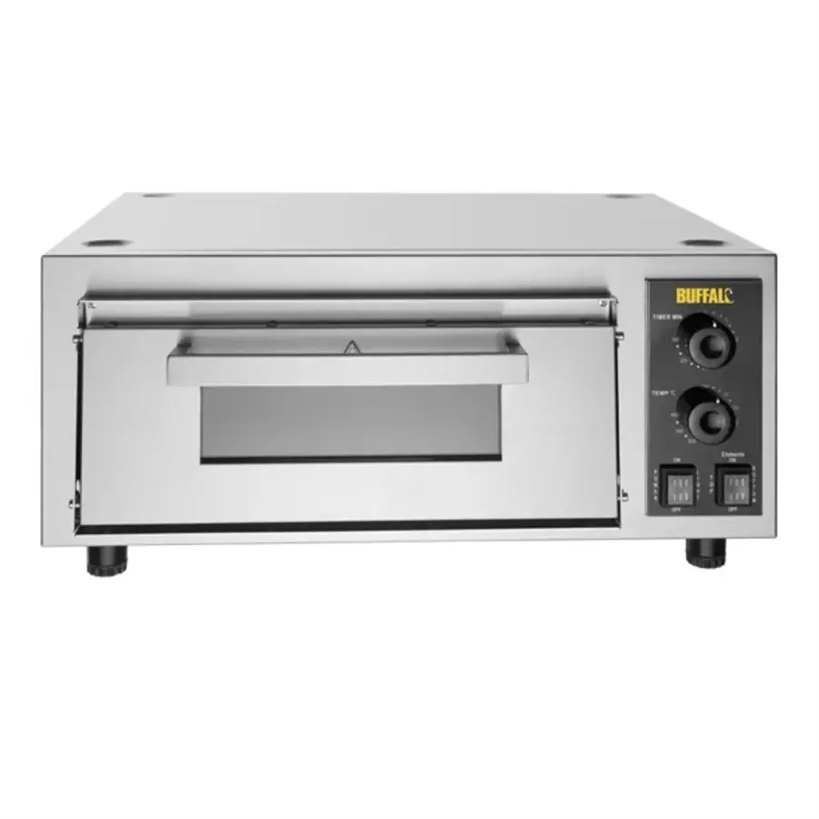 Pizzaofen Firestone | 16 Zoll | Edelstahl | 28 (H) x 63 (B) x 51 (T) cm