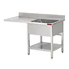 Gastro-M Gastro-M | Sink with base and underlay | 1200x 700x850 mm | With recess for VW