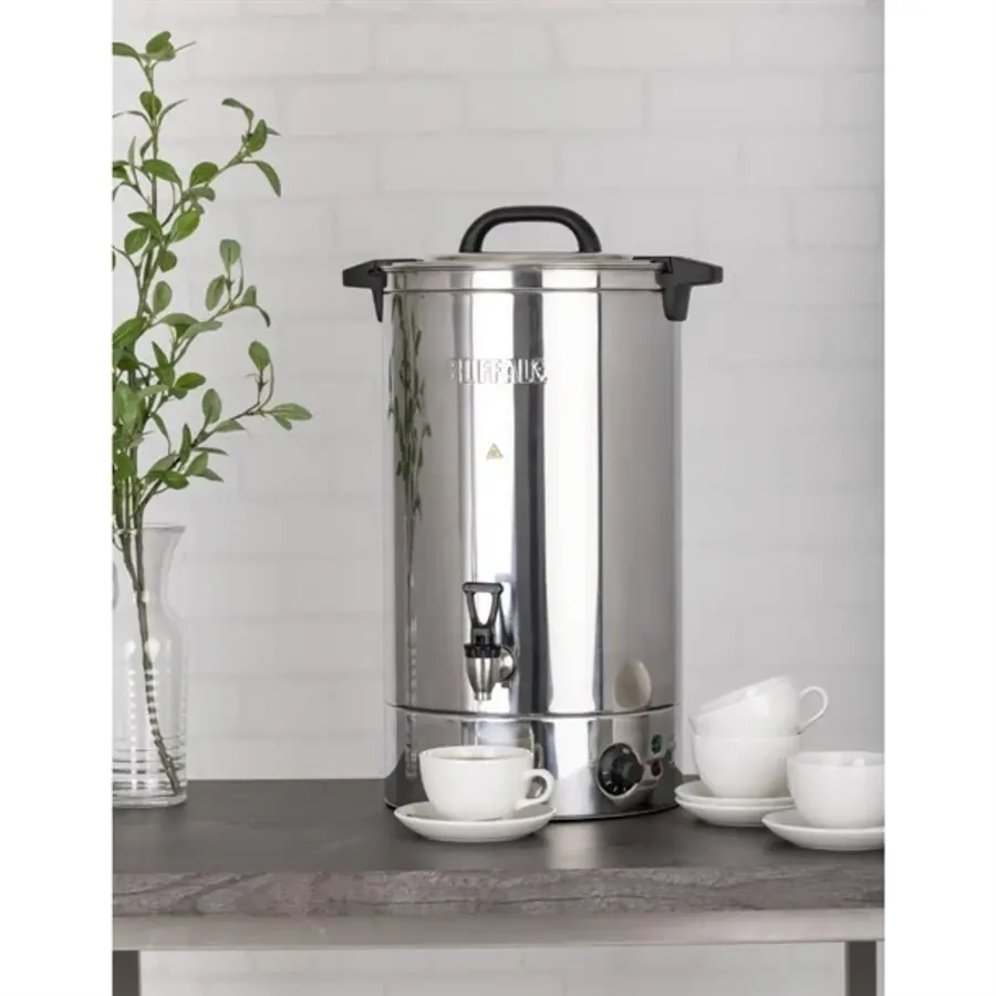 Energiesparender Wasserkocher | 20 Liter | Edelstahl & Kunststoff | 58,7 (H) x 38 (B) cm