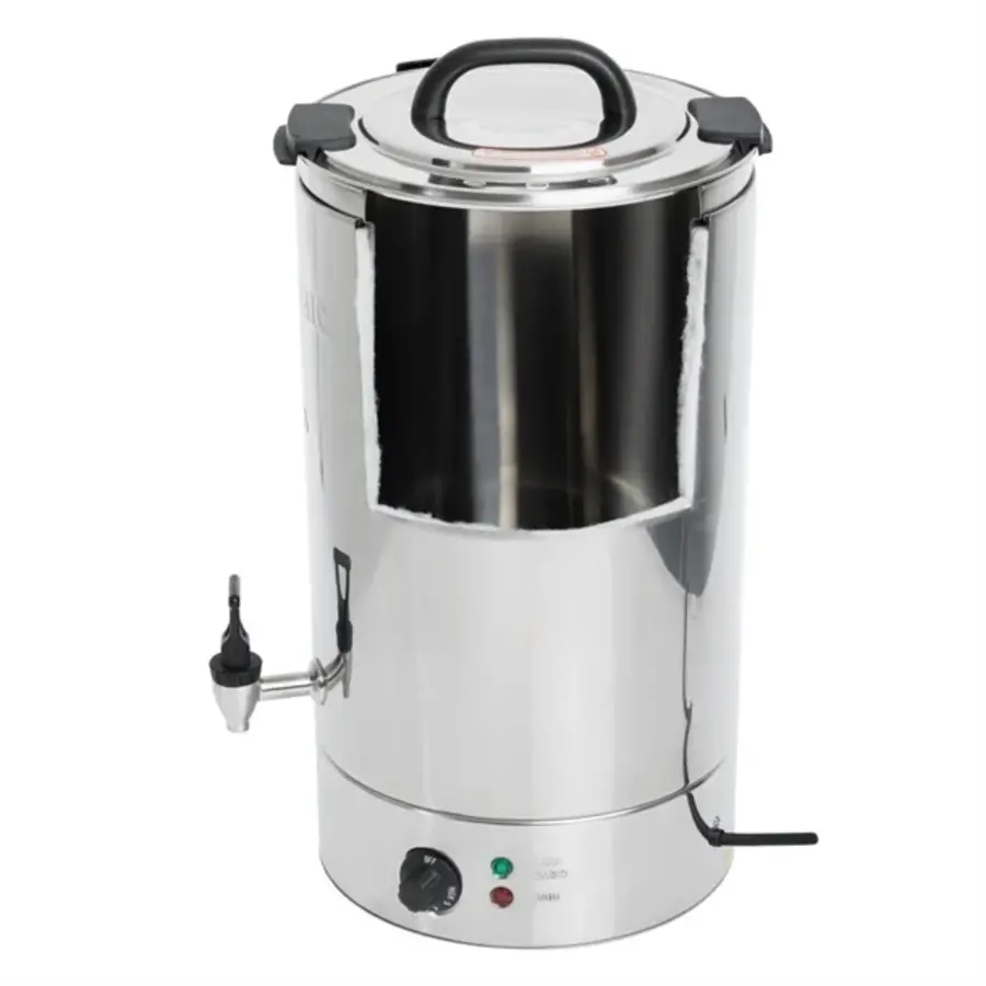 Energiesparender Wasserkocher | 20 Liter | Edelstahl & Kunststoff | 58,7 (H) x 38 (B) cm