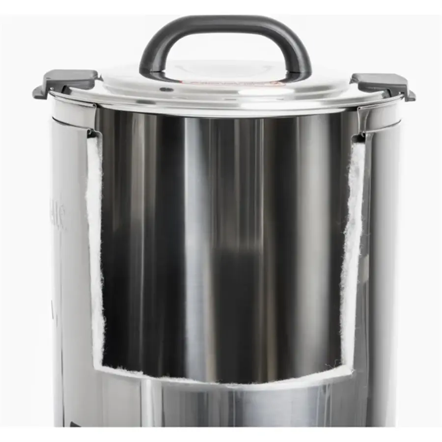 Energiesparender Wasserkocher | 20 Liter | Edelstahl & Kunststoff | 58,7 (H) x 38 (B) cm