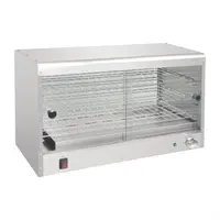 Economy warming display case 60 products | Stainless steel 430 | 43,3(h) x 74,4(w) x 36,3(d)cm