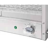 Vitrine chauffante économique 60 produits | Acier inoxydable 430 | 43,3 (h) x 74,4 (l) x 36,3 (p) cm