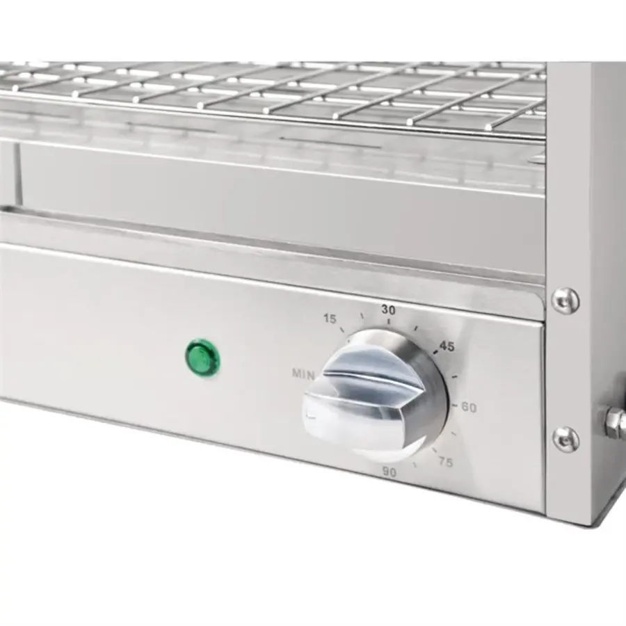 Vitrine chauffante économique 60 produits | Acier inoxydable 430 | 43,3 (h) x 74,4 (l) x 36,3 (p) cm