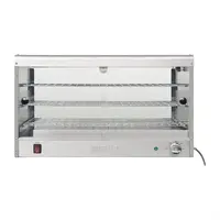 Economy warming display case 60 products | Stainless steel 430 | 43,3(h) x 74,4(w) x 36,3(d)cm