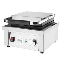 Gewerbliches Waffeleisen | Edelstahl | 24,5 (H) x 32,5 (B) x 40 (T) cm