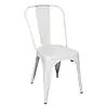 Bolero Bolero bistro | steel side chair | white | (4 pieces)