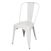 Bolero bistro | steel side chair | white | (4 pieces)