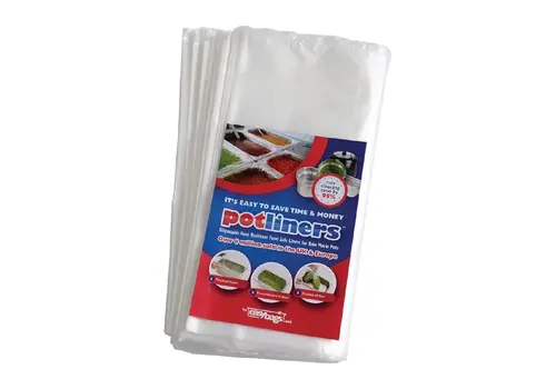  HorecaTraders 1/3 Gastonorm bags, size 2 Medium| Polymer | 100 pieces | 28(h) x 47(w) x 0.1(d)cm 