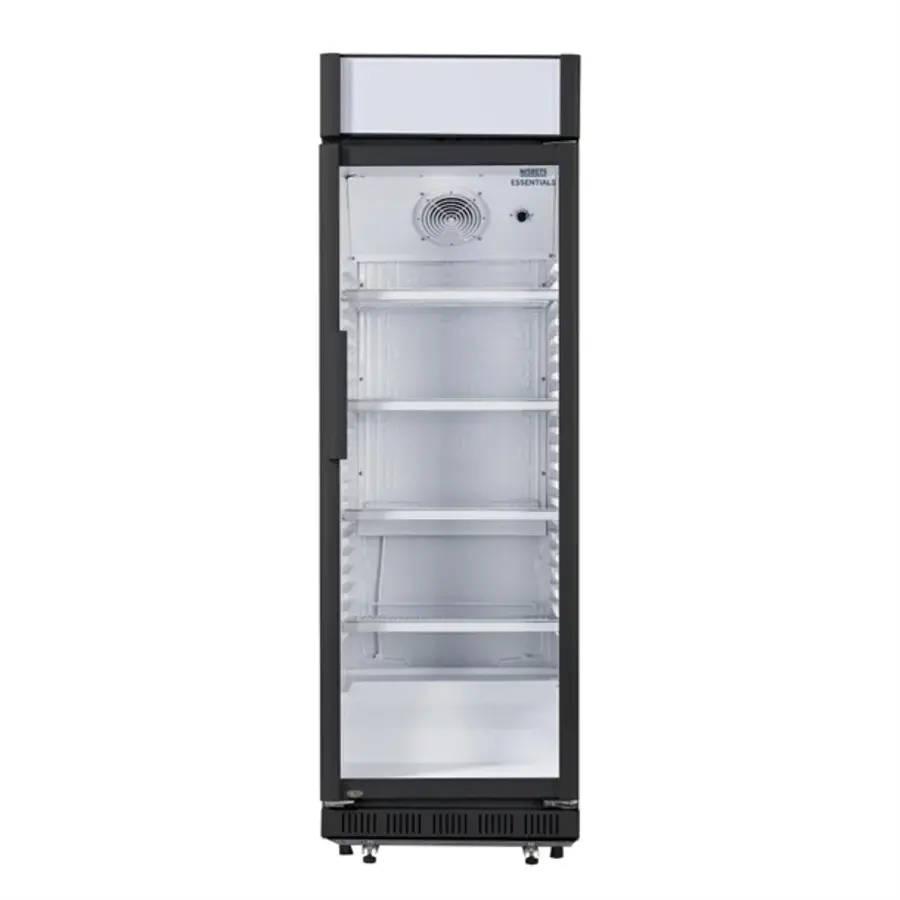 Rechtopstaande Koeling Lichtbak | Gelakt staal & glas | 346L| 193,5(h) x 62(b) x 63,5(d)cm