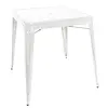 Bolero bistro square steel table | White | 76(h) x 66(w) x 66(d)cm
