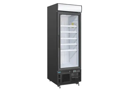  Polar Polaire | Congélateur vertical à vitrine série G | 412 litres | Noir 