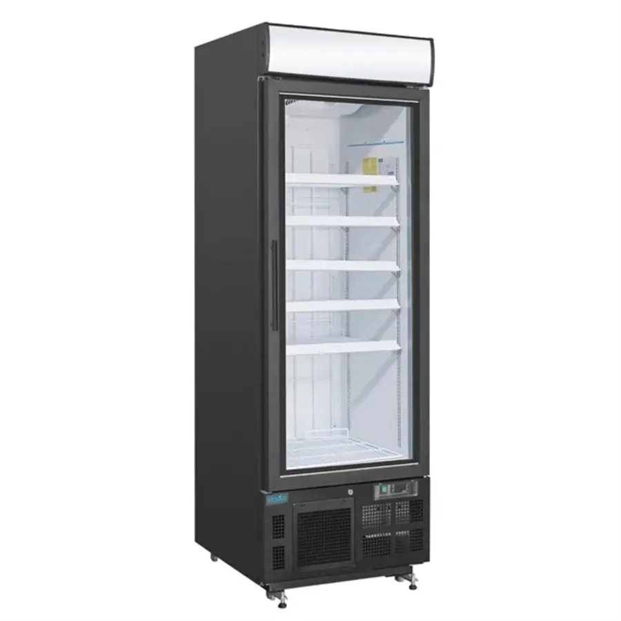 Polar | G-Series Upright Display Freezer | 412Ltr | Black
