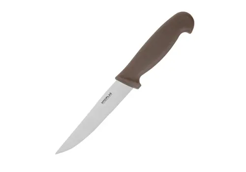  Hygiplas couteau à légumes dentelé | Marron | 10,5 cm 