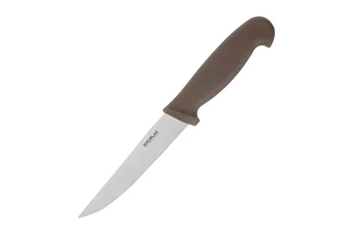 Hygiplas vegetable knife serrated | Brown | 10.5cm 