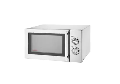  Caterlite Micro-ondes léger | acier inoxydable | Fonction gril | 23L | 28,1 (h) x 48,3 (l) x 39,6 (p) cm 