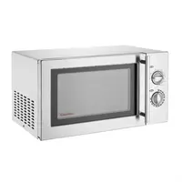 Light duty microwave | Stainless steel | Grill function | 23L | 28.1(h)48.3(w)39.6(d)cm