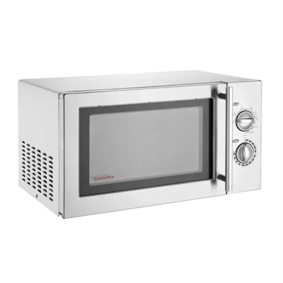 Light duty microwave | Stainless steel | Grill function | 23L | 28.1(h)48.3(w)39.6(d)cm