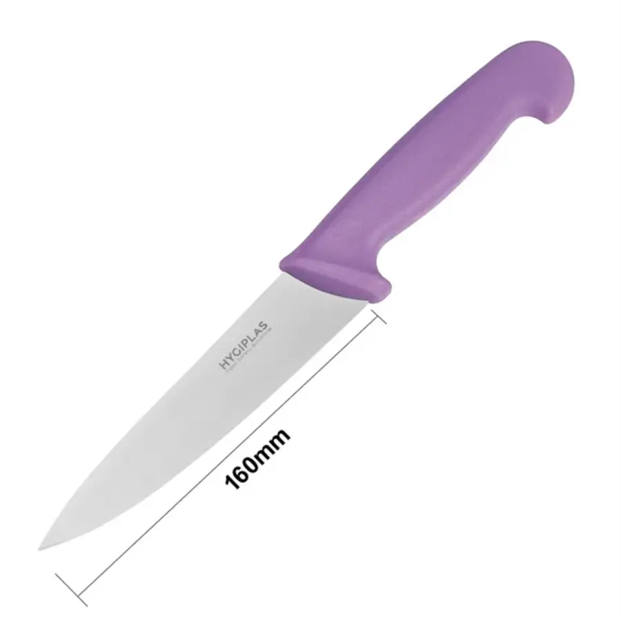 Hygiplas | chef's knife purple | 16cm