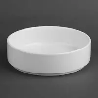 Whiteware bowl with flat walls | Porcelain | 15.2(Ø)cm