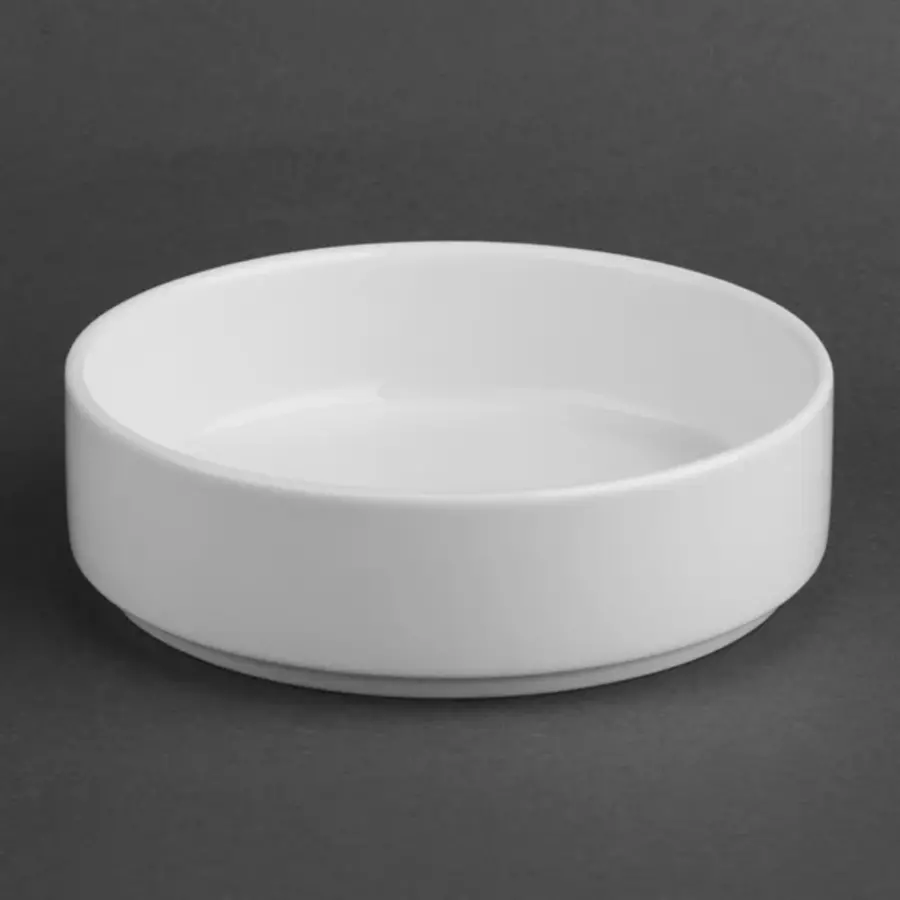 Weißware-Schüssel mit glatten Wänden | Porzellan | 15,2 (Ø) cm