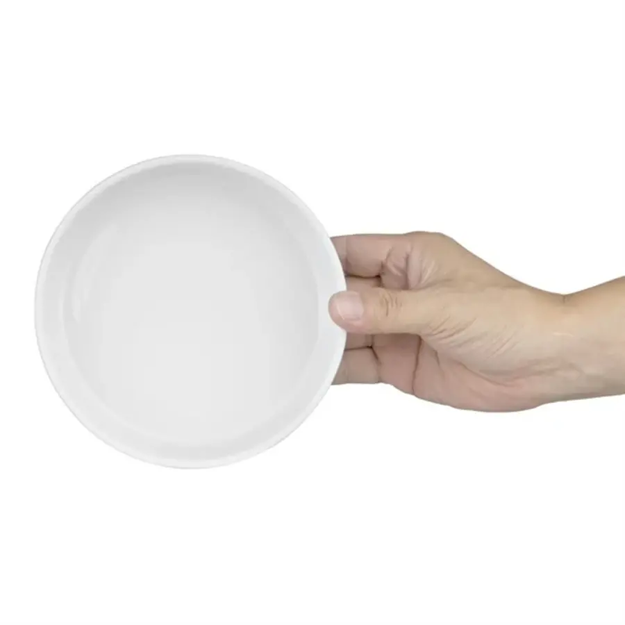 Weißware-Schüssel mit glatten Wänden | Porzellan | 15,2 (Ø) cm