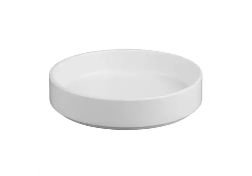  Olympia Whiteware bowl with flat walls | 4 pieces | Porcelain | 21.5(Ø)cm 
