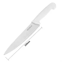 couteau de chef blanc | 21,8 cm