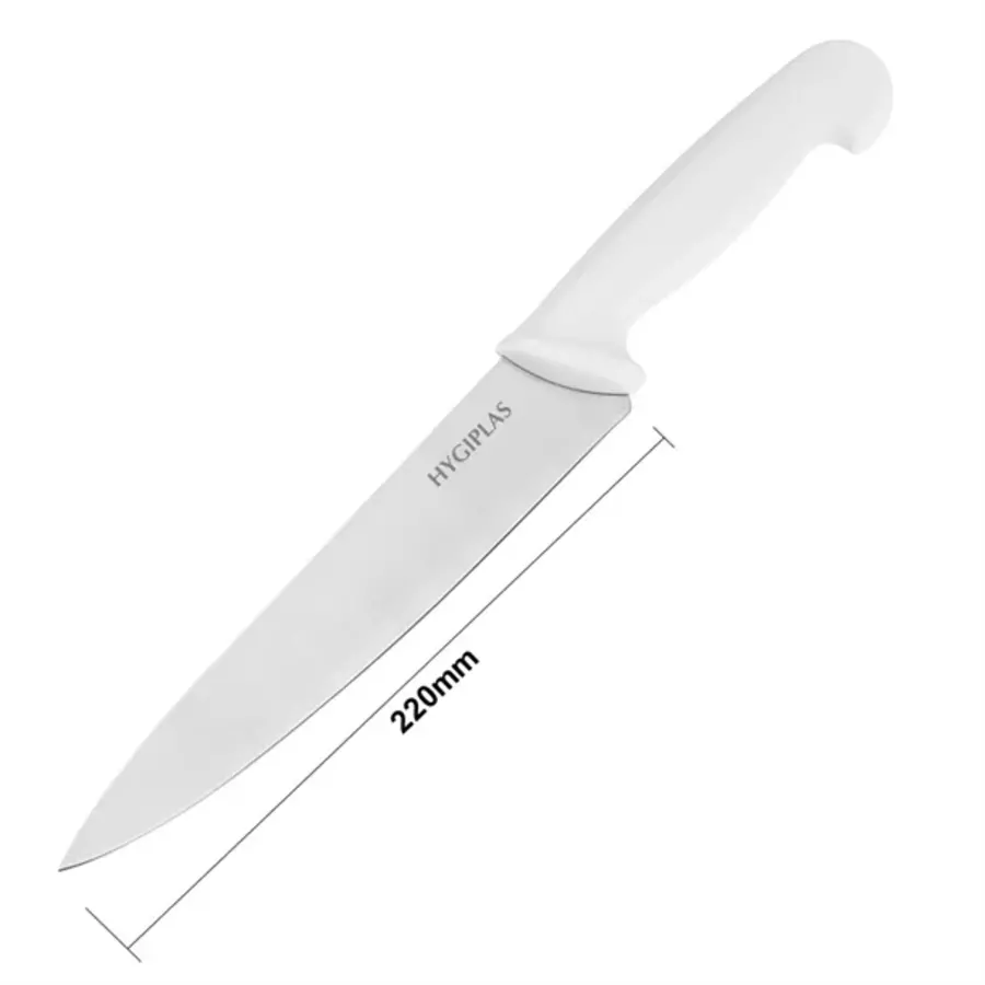 couteau de chef blanc | 21,8 cm