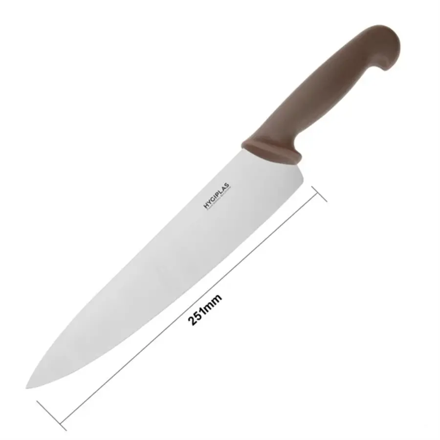 Hygiplas | chef's knife brown | 25cm