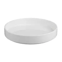 Whiteware kom met platte wanden | 4 stuks | Porselein | 27(Ø)cm