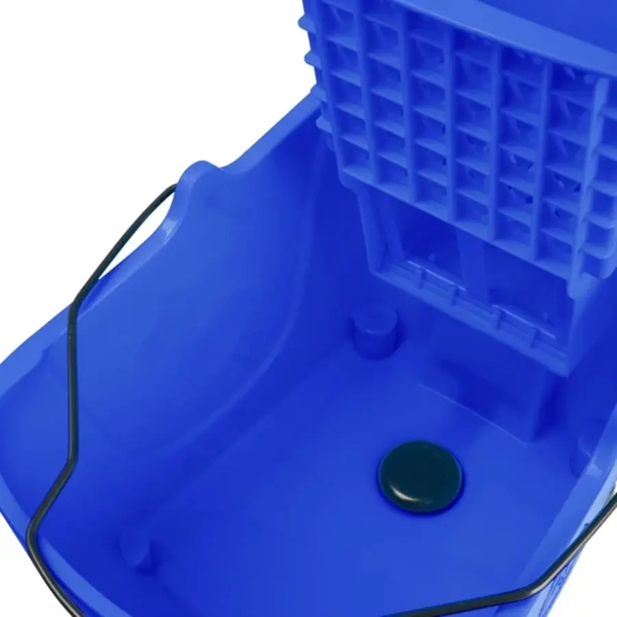 Jantex | 30ltr dweilemmer met voetpedaalontgrendeling | blauw