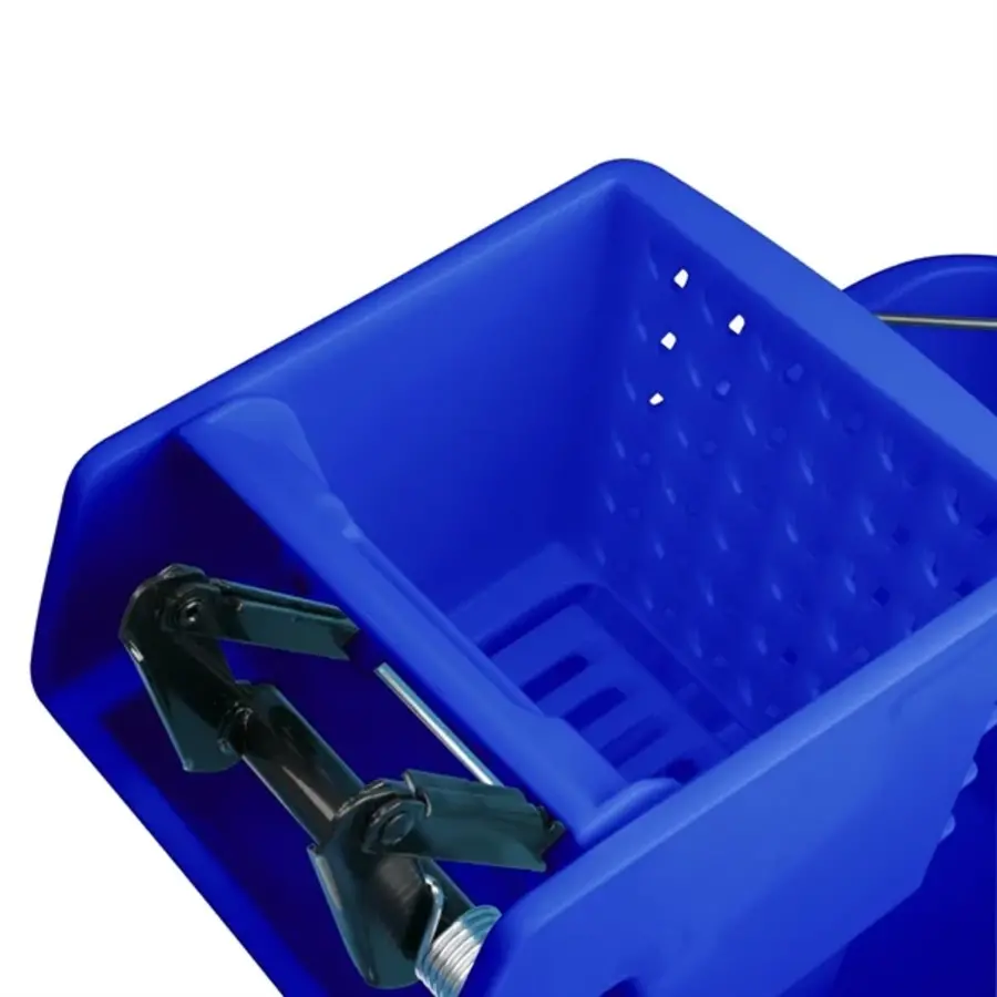 Jantex | 30ltr dweilemmer met voetpedaalontgrendeling | blauw