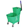 Jantex Jantex | Balai et seau de 30 litres avec pédale de déverrouillage | vert