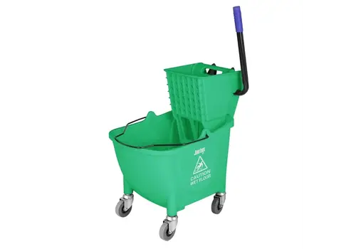  Jantex Jantex | Balai et seau de 30 litres avec pédale de déverrouillage | vert 