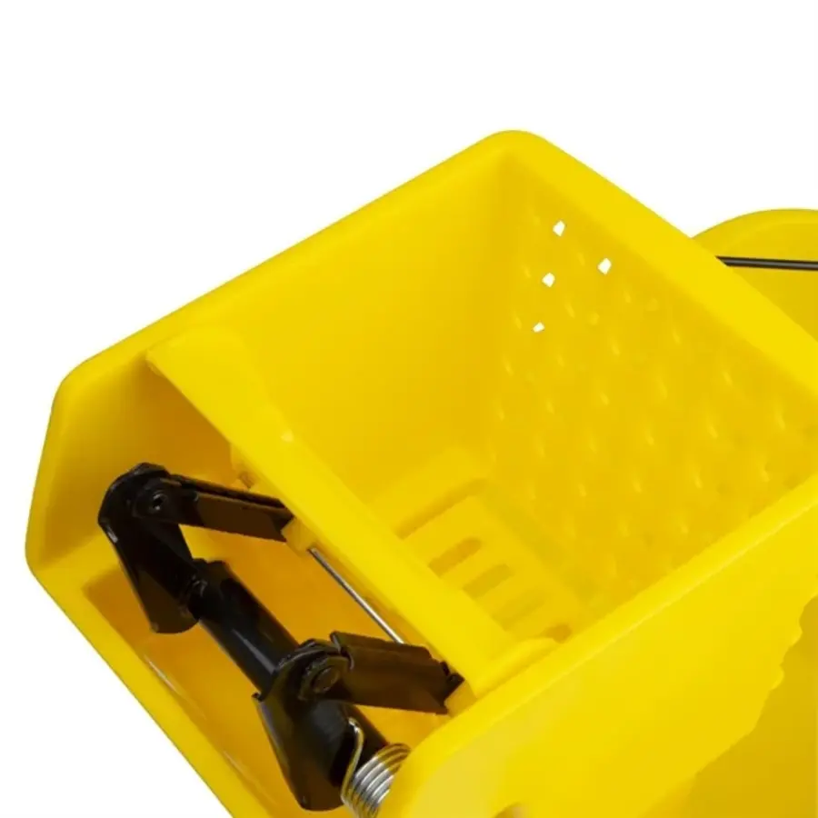 Jantex | 30ltr mop bucket with foot pedal release | yellow