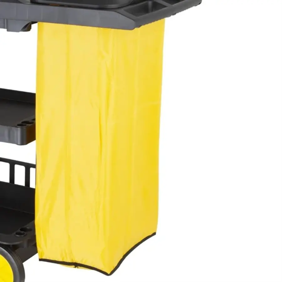 Jantex | sac de rechange pour chariot de nettoyage noir | 80 litres