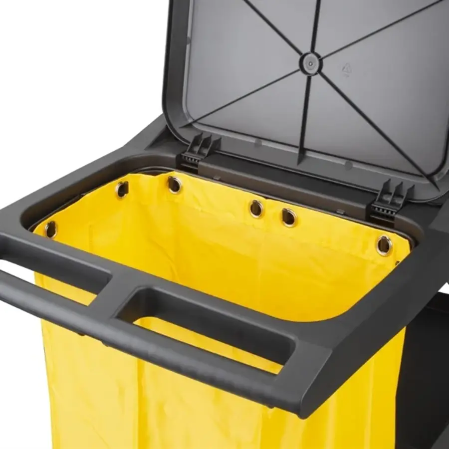 Jantex | sac de rechange pour chariot de nettoyage noir | 80 litres