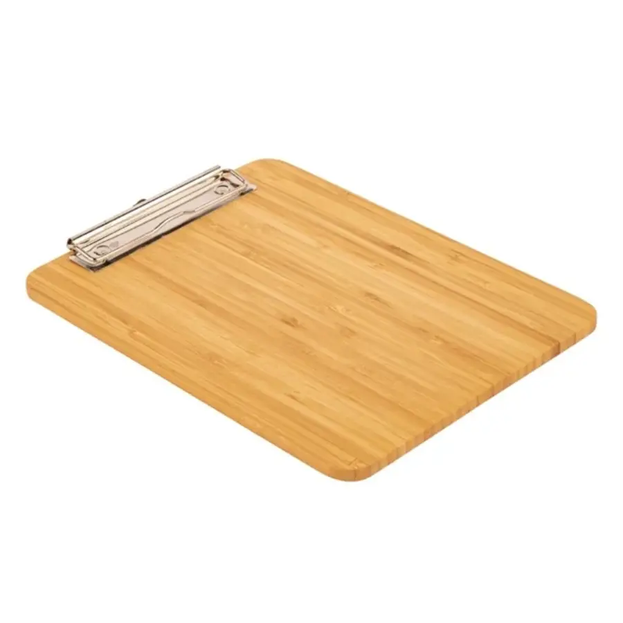 Presse-papiers en bambou A5 | Bois | 24,5 (h) x 18,5 (l) x 33 (p) cm